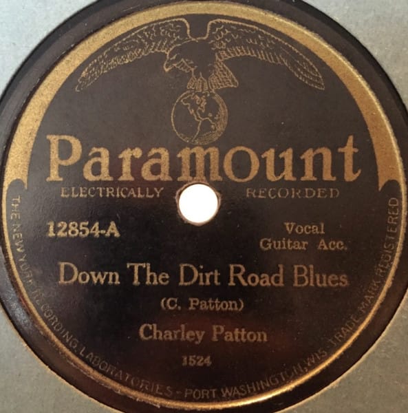 78 record image of Down the Dirt Road Blues on Paramount Records