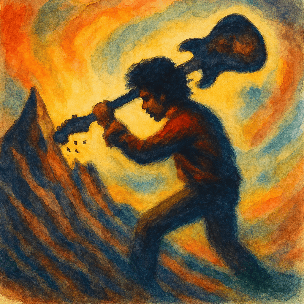 Chopping Down Mountain with Guitar